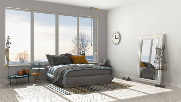 Modern bedroom interior | Direct Carpet Unlimited